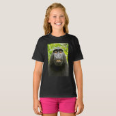 T-shirt Selfie de singe (Devant entier)