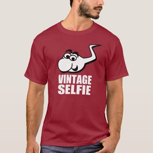 T-SHIRT SELFIE DRÔLE (Devant)