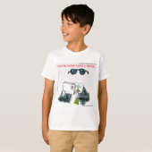 T-shirt Selfie invisible drôle (Devant entier)