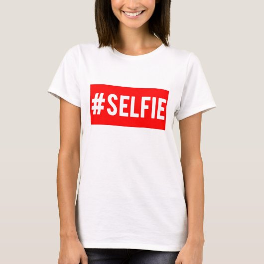 T-shirt #Selfie Tee (Devant)