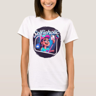 T-shirt Selfieholic - Amusants et tendance Selfie Lover De