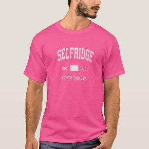 T-shirt Selfridge North Dakota Et Sports Athlétiques Vinta