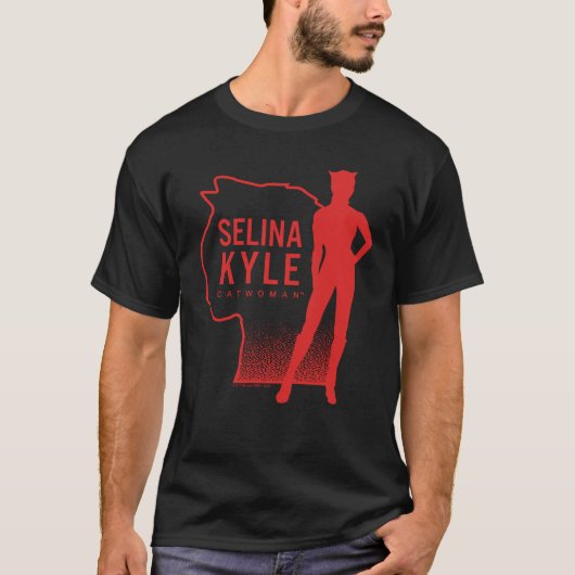 T-shirt Selina Kyle Catwoman - logo (Devant)