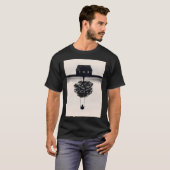 T-shirt S'éloigner (n&b) (Devant entier)