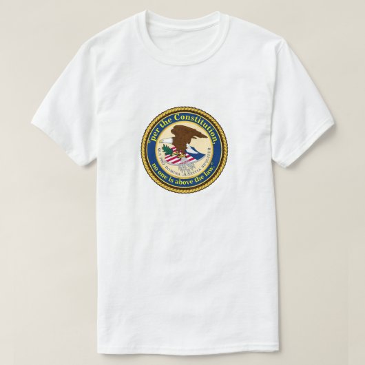 T-shirt "selon la Constitution, personne n'est au-dessus d (Design devant)