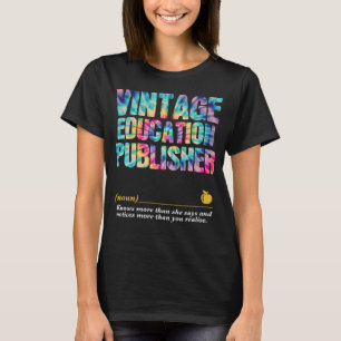 T-shirt Semaine d'appréciation de l'éditeur de l'éducation
