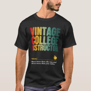 T-shirt Semaine d'appréciation de l'instructeur de collège