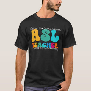 T-shirt Semaine d'appréciation des enseignants en LSF Reto