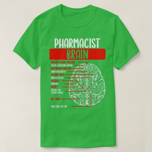T-shirt Semaine d'appréciation des pharmaciens Drôle Tech (Design devant)
