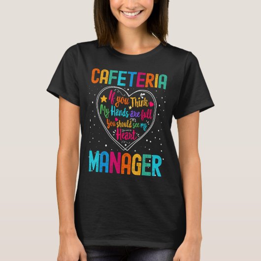 T-shirt Semaine d'appréciation du directeur de la cafétéri (Devant)