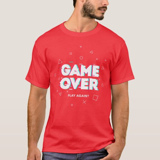 T-shirt Semaine de jeu Game Over drôle (Devant)