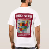 T-shirt Semaine de la Paix Daube longue hommesTee (Dos)