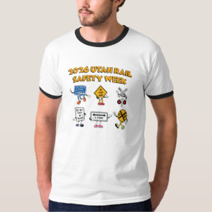 T-shirt Semaine de la sécurité ferroviaire Personnages