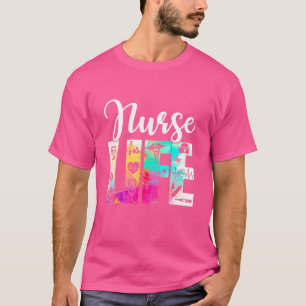 T-shirt Semaine de l'infirmière de jour Infirmière de vie 