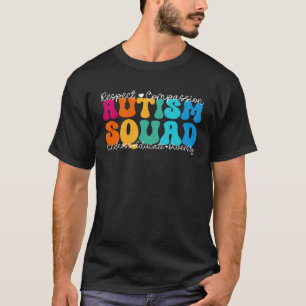 T-shirt Semaine de reconnaissance de l'équipe d'autisme Re