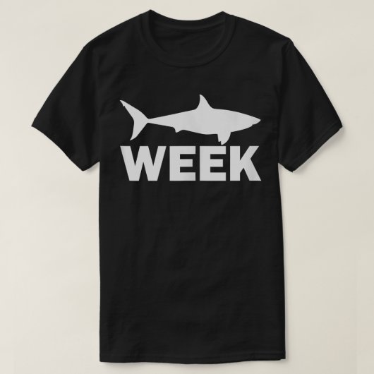 T-shirt Semaine de requins amusants Requins Grande découve (Design devant)