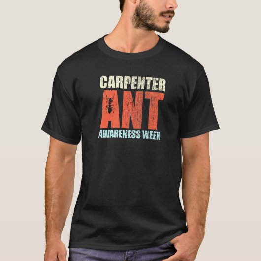 T-shirt Semaine de sensibilisation à la fourmi du charpent (Devant)