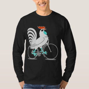 T-shirt Semaine de vélo toute l'année fantaisie rooster éq