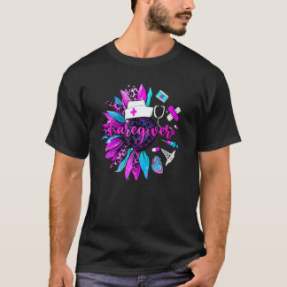 T-shirt Semaine des infirmières soignantes au tournesol lé