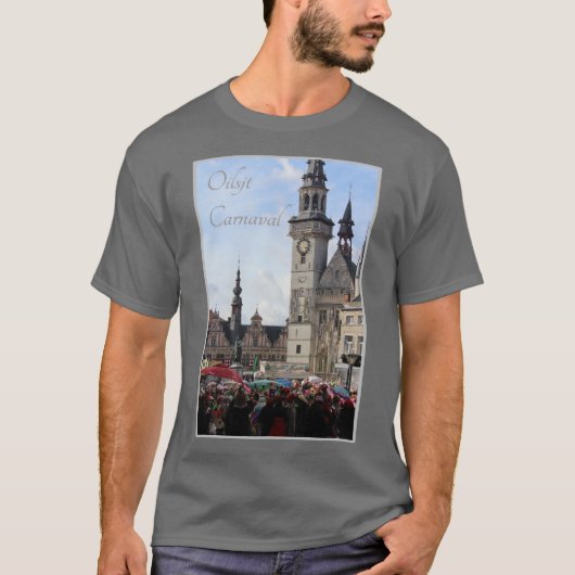 T-shirt Semaine du Carnaval, Aalst, Belgique (Devant)