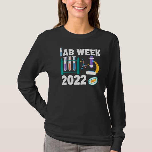 T-shirt Semaine du laboratoire 2022 Fans de technologue en (Devant)