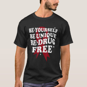 T-shirt Semaine du ruban rouge Sensibiliser Soyez unique S
