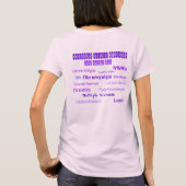 T-shirt Semaine invisible 2012 de conscience de maladie (Dos)