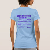 T-shirt Semaine invisible 2012 de conscience de maladie (Dos)