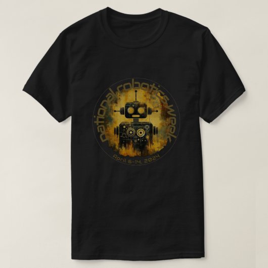 T-shirt Semaine nationale de la robotique (Design devant)