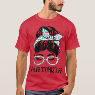 T-shirt Semaine phlébotomiste Jour de l'appréciation Femme