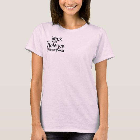 T-shirt Semaine sans violence (Devant)