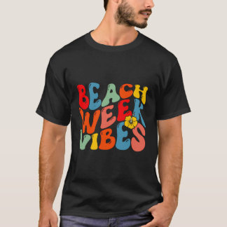 T-shirt Semaine vintage Plage Été Famille Vacances Corresp