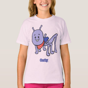 T-shirt semblable au liège de sonnerie de filles