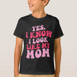 T-shirt Semble à maman drôle fille fête des mères