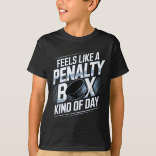 T-shirt Semble être une journée en banc des pénalités drôl
