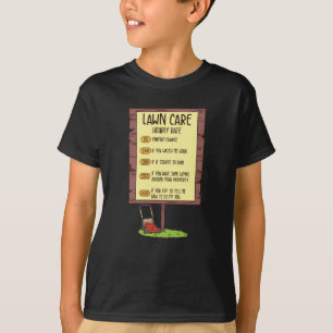 T-shirt Semelle de pelouse - Soins de pelouse tarif horair