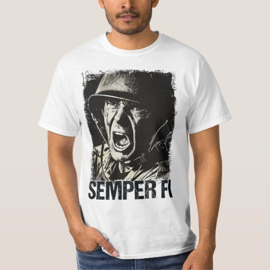 T-shirt SEMER EMPER FI Rechercher Toujours Faible Soldat v (Devant)
