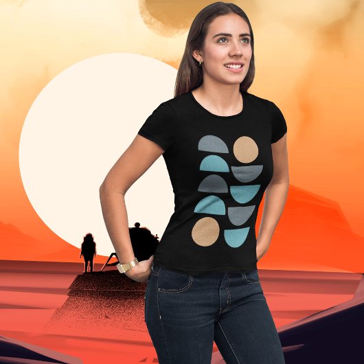 T-shirt Semi-cercle boho minimal