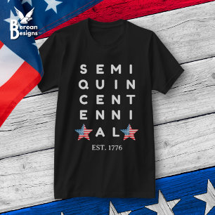 T-shirt Semi-quincentenaire États-Unis 250 Ans
