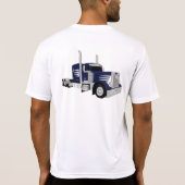 T-shirt Semi-remorque bleu foncé (Dos)