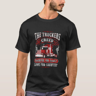 T-shirt Semi Truck Driver Gift For 18 Wheeler Truckers
