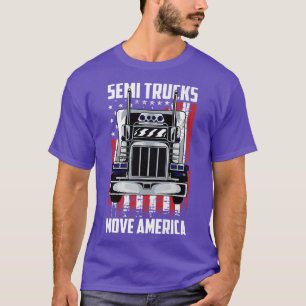 T-shirt Semi-Trucks - Trucker Freighter Semi