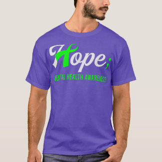 T-shirt Semicolon du ruban Hope Sensibilisation à la santé