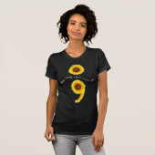 T-shirt Semicolon Sunflowe Diffusion de l'expertise en san (Devant entier)