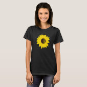 T-shirt Semicolon Sunflower (Devant entier)