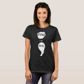 T-shirt Semicolon Vit Et Aime Sensibilisation Au Suicide P (Devant entier)
