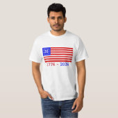 T-SHIRT SÉMIQUINCENTENAIRE : 1776 - 2026 (Devant entier)