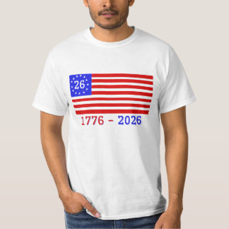 T-SHIRT SÉMIQUINCENTENAIRE : 1776 - 2026