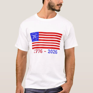 T-SHIRT SÉMIQUINCENTENAIRE : 1776 - 2026