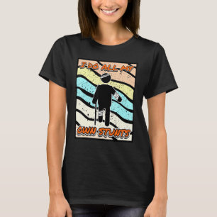 T-shirt S'En Sortir Bientôt Bone De Jambe Brun Brun Je Fai